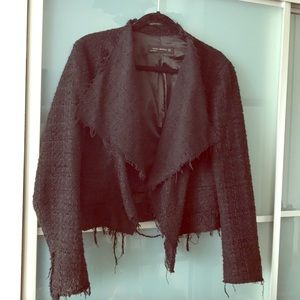 Zara Tweed Black Blazer 12
